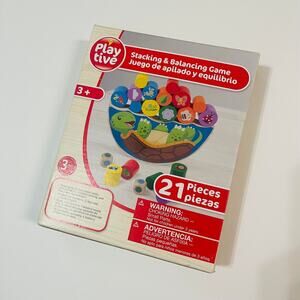 Play tive Stacking & Balancing Game, 21- Pieces, Promote fine Motor Skills,